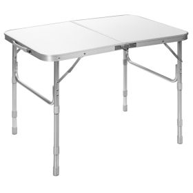 Adjustable Portable Aluminum Patio Folding Camping Table for Outdoor and Indoor